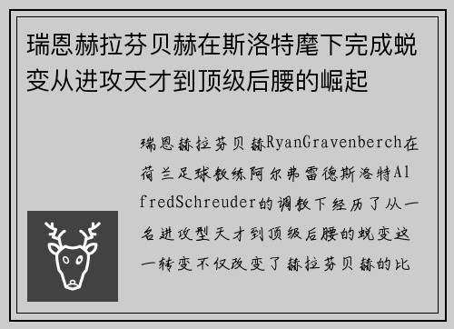 瑞恩赫拉芬贝赫在斯洛特麾下完成蜕变从进攻天才到顶级后腰的崛起 瑞恩赫拉芬贝赫在斯洛特麾下完成蜕变从进攻天才到顶级后腰的崛起